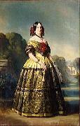 Franz Xaver Winterhalter Portrait of Luisa Fernanda of Spain Spain oil painting artist